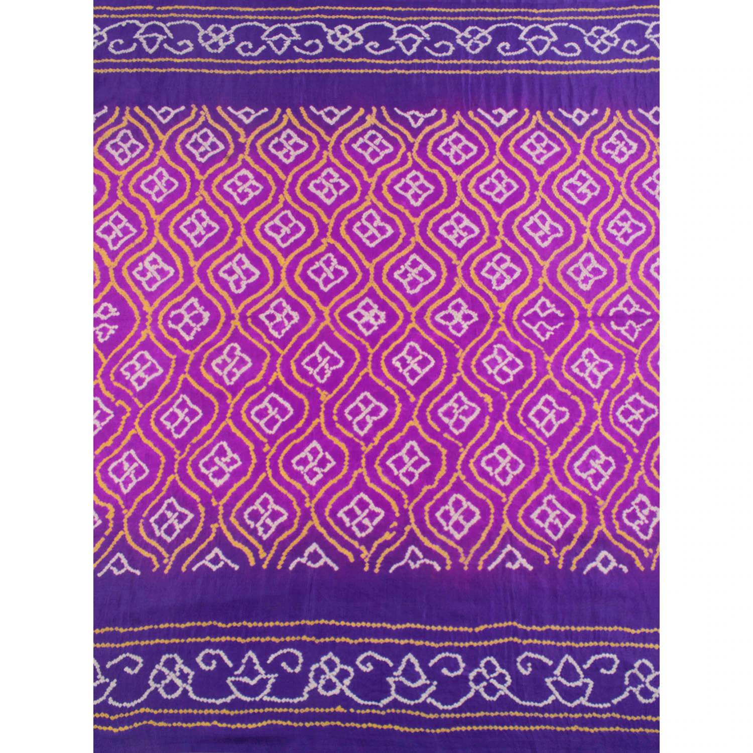 Handcrafted Bandhani Gajji Silk Saree-Rutambhara-RUTAMBHARA