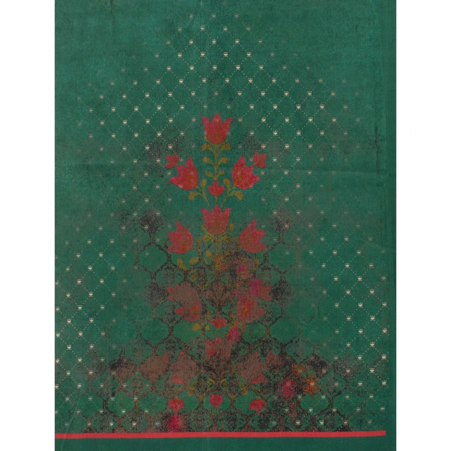 Screen Printed Crepe Silk Salwar Suit Material
