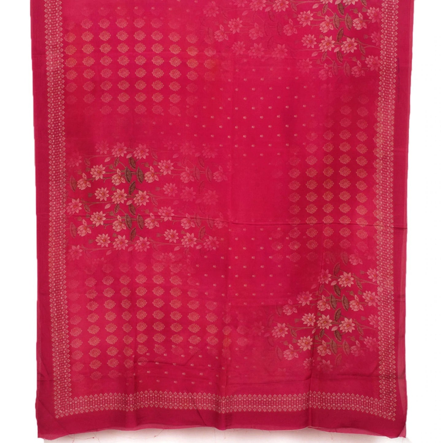 Screen Printed Crepe Silk Salwar Suit Material