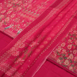 Screen Printed Crepe Silk Salwar Suit Material-Rutambhara-RUTAMBHARA