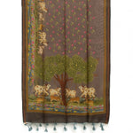 Handwoven Banarasi Muga Silk Salwar Suit Material-Rutambhara-RUTAMBHARA