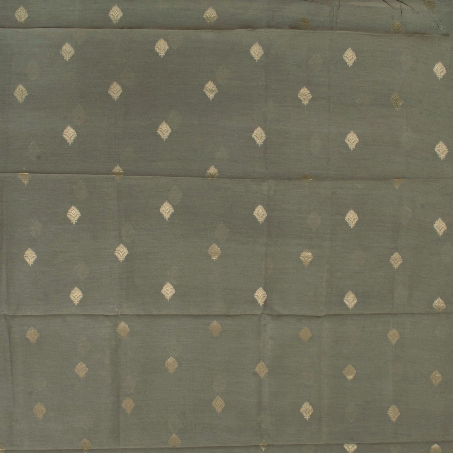 Handwoven Banarasi Muga Silk Salwar Suit Material-Rutambhara-RUTAMBHARA