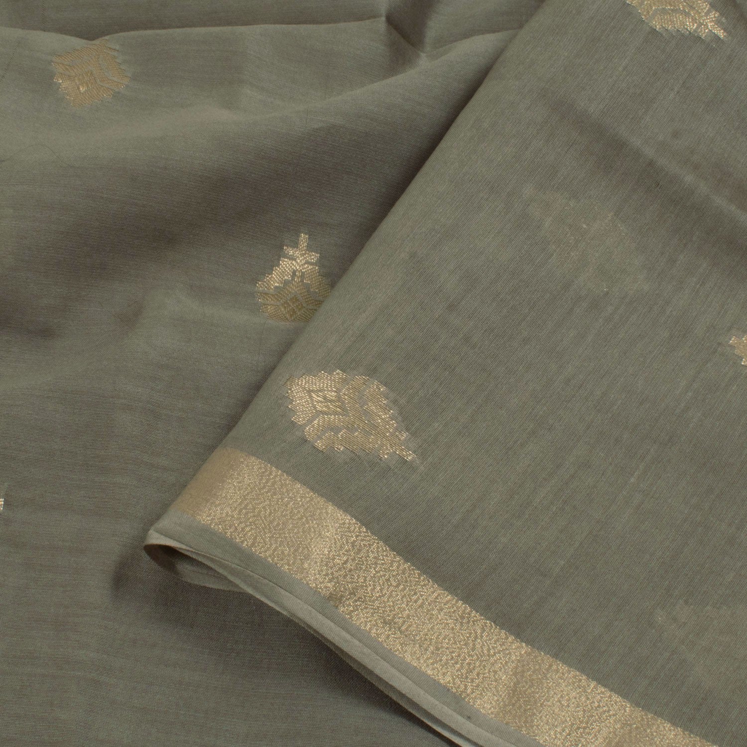 Handwoven Banarasi Muga Silk Salwar Suit Material-Rutambhara-RUTAMBHARA