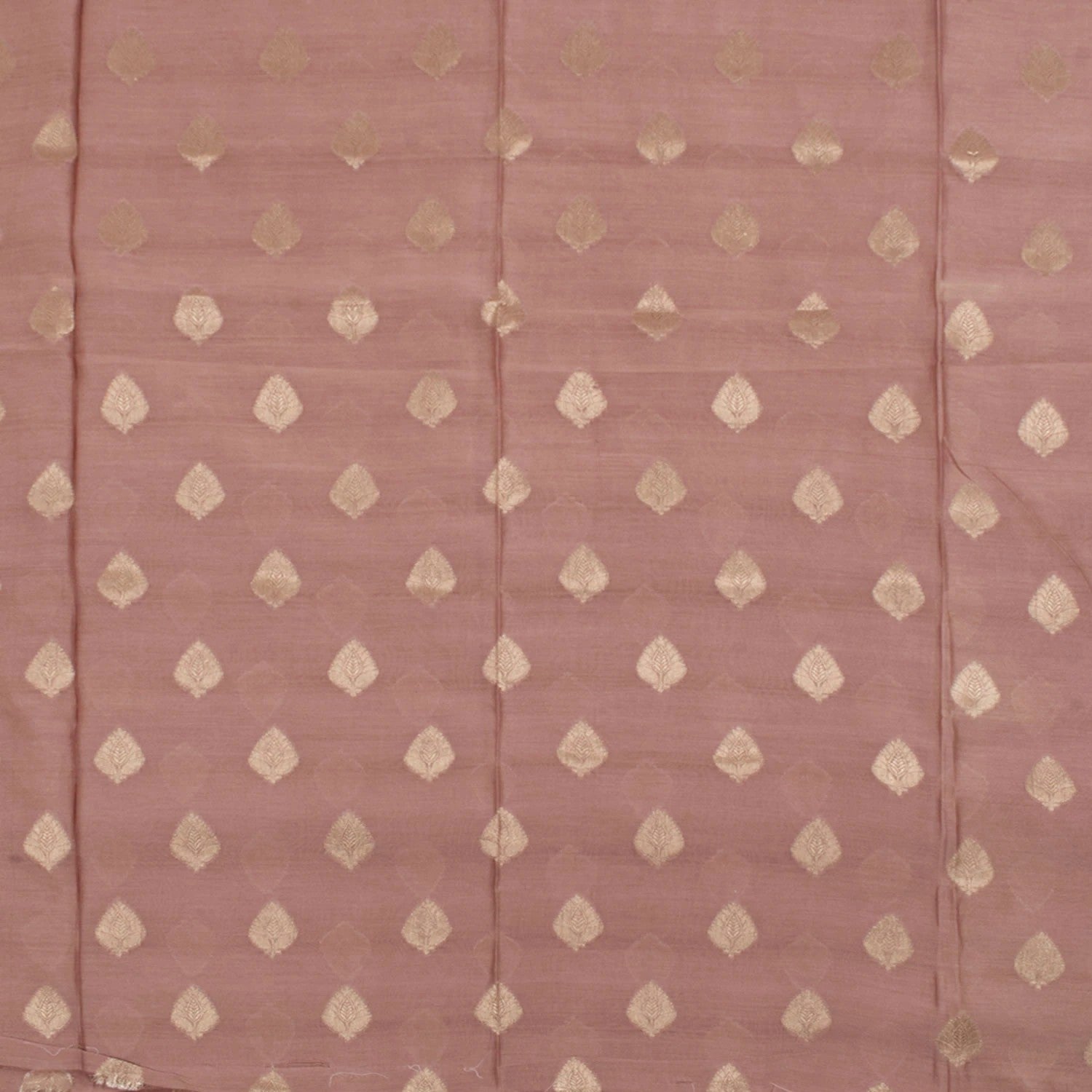 Handwoven Banarasi Muga Silk Salwar Suit Material-Rutambhara-RUTAMBHARA