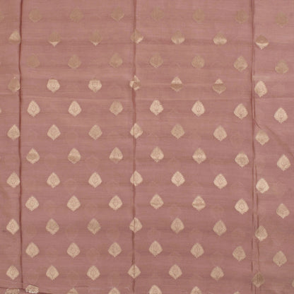 Handwoven Banarasi Muga Silk Salwar Suit Material-Rutambhara-RUTAMBHARA