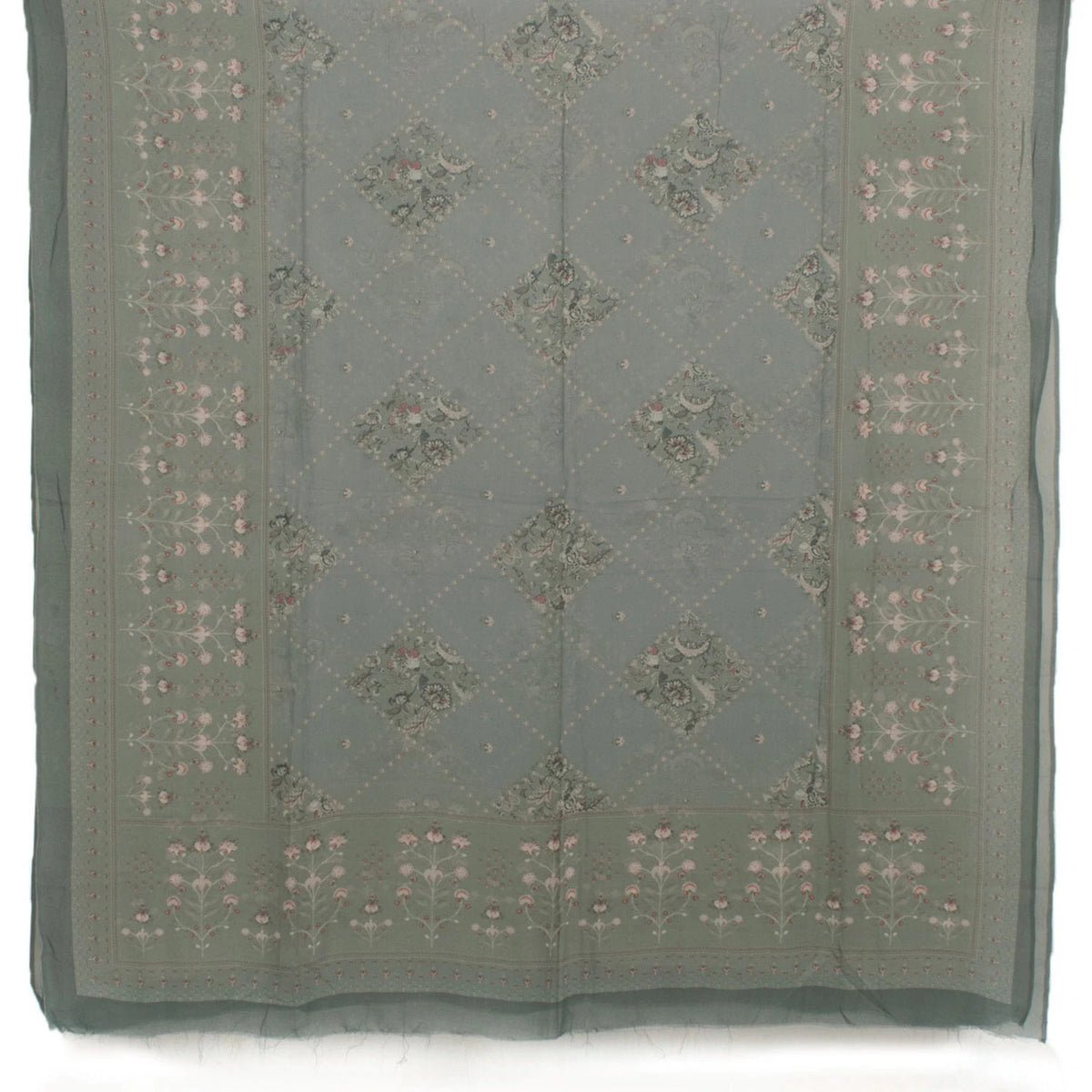 Screen Printed Giza Cotton Salwar Suit Material