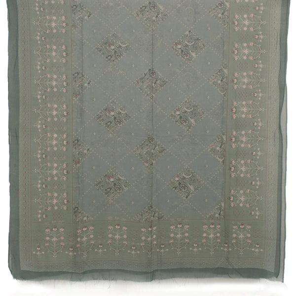 Screen Printed Giza Cotton Salwar Suit Material-Rutambhara-RUTAMBHARA