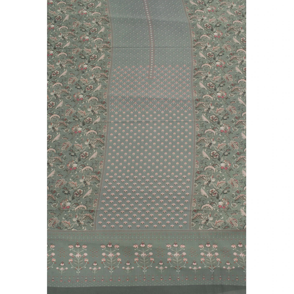 Screen Printed Giza Cotton Salwar Suit Material