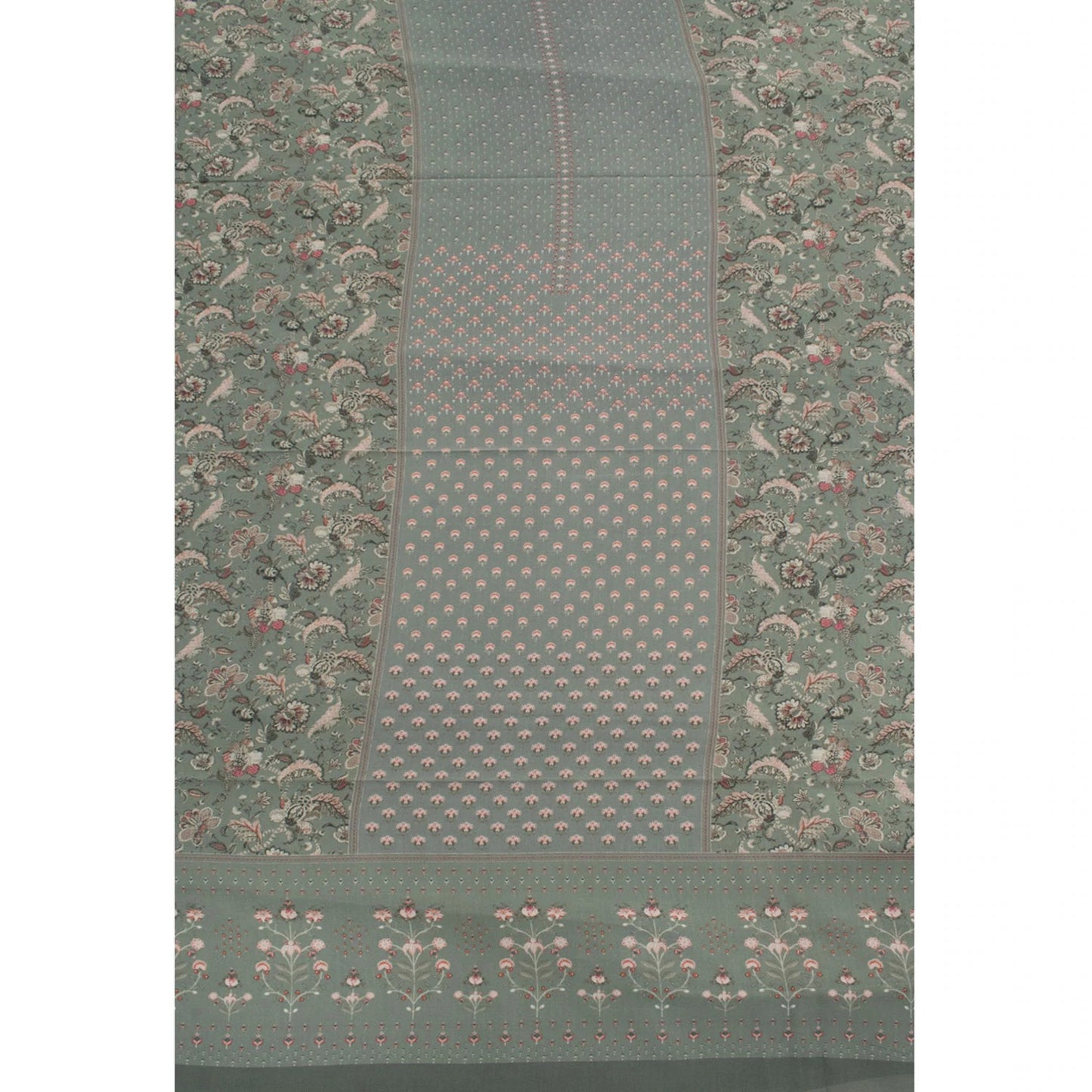 Screen Printed Giza Cotton Salwar Suit Material