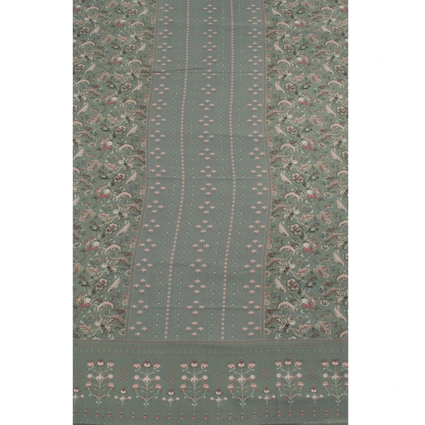 Screen Printed Giza Cotton Salwar Suit Material