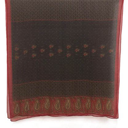 Screen Printed Soft Silk Salwar Suit Material-Rutambhara-RUTAMBHARA