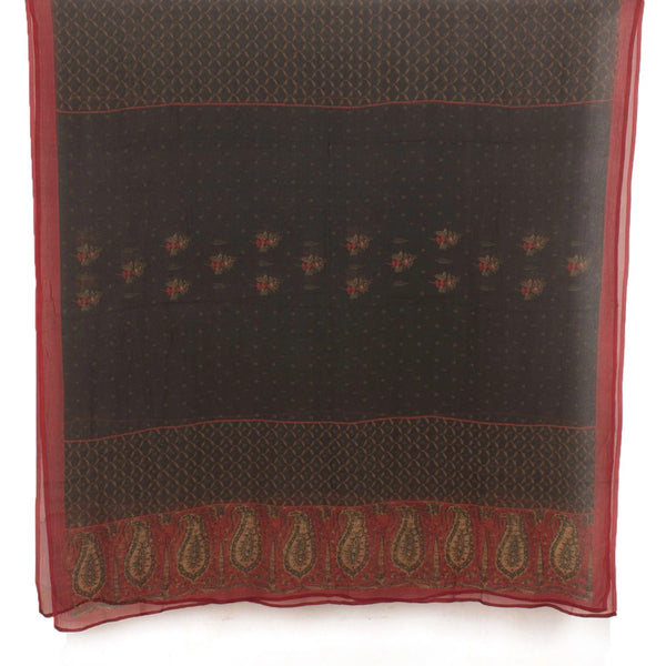 Screen Printed Soft Silk Salwar Suit Material-Rutambhara-RUTAMBHARA