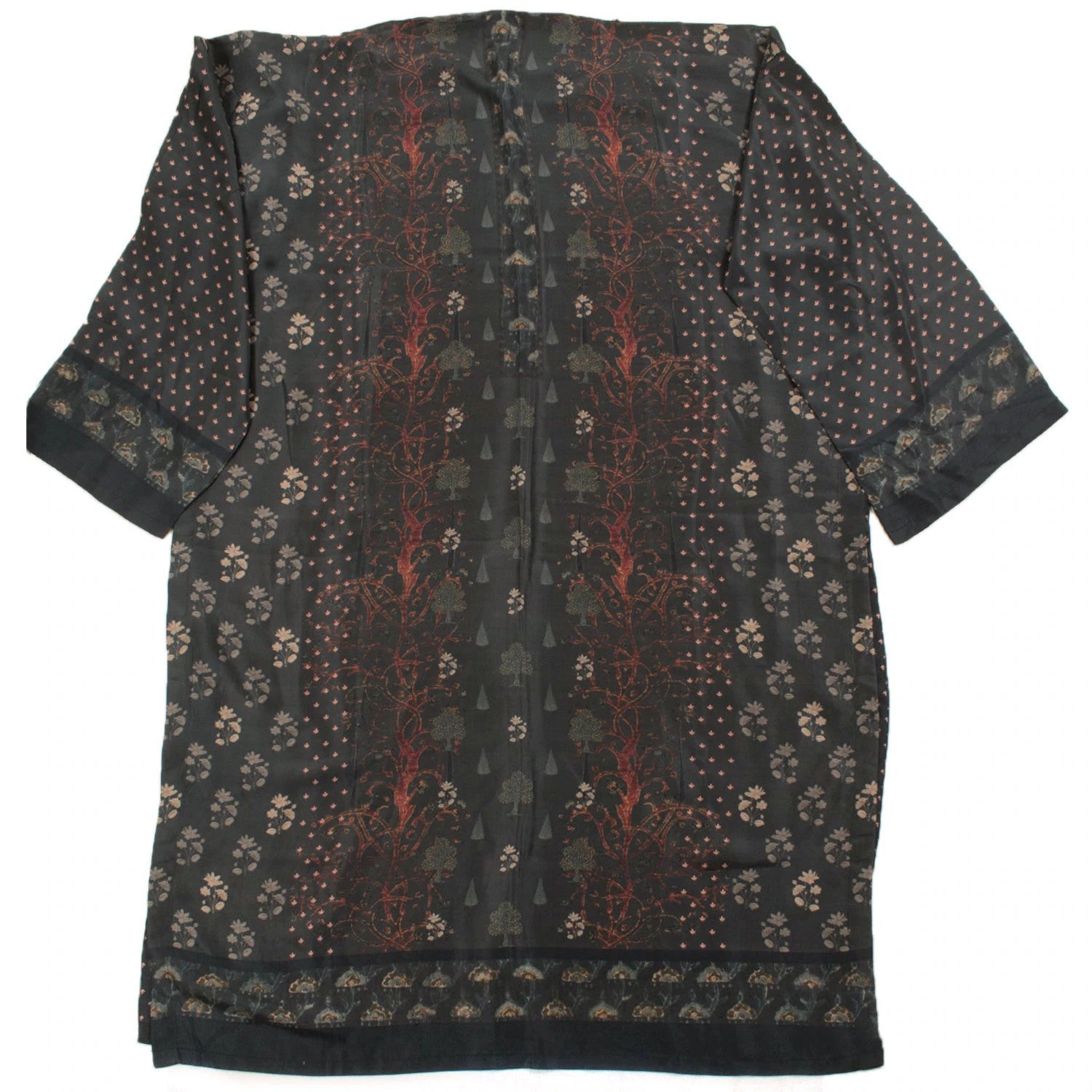 Screen Printed Soft Silk Salwar Suit Material-Rutambhara-RUTAMBHARA