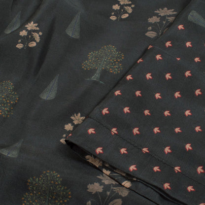 Screen Printed Soft Silk Salwar Suit Material-Rutambhara-RUTAMBHARA