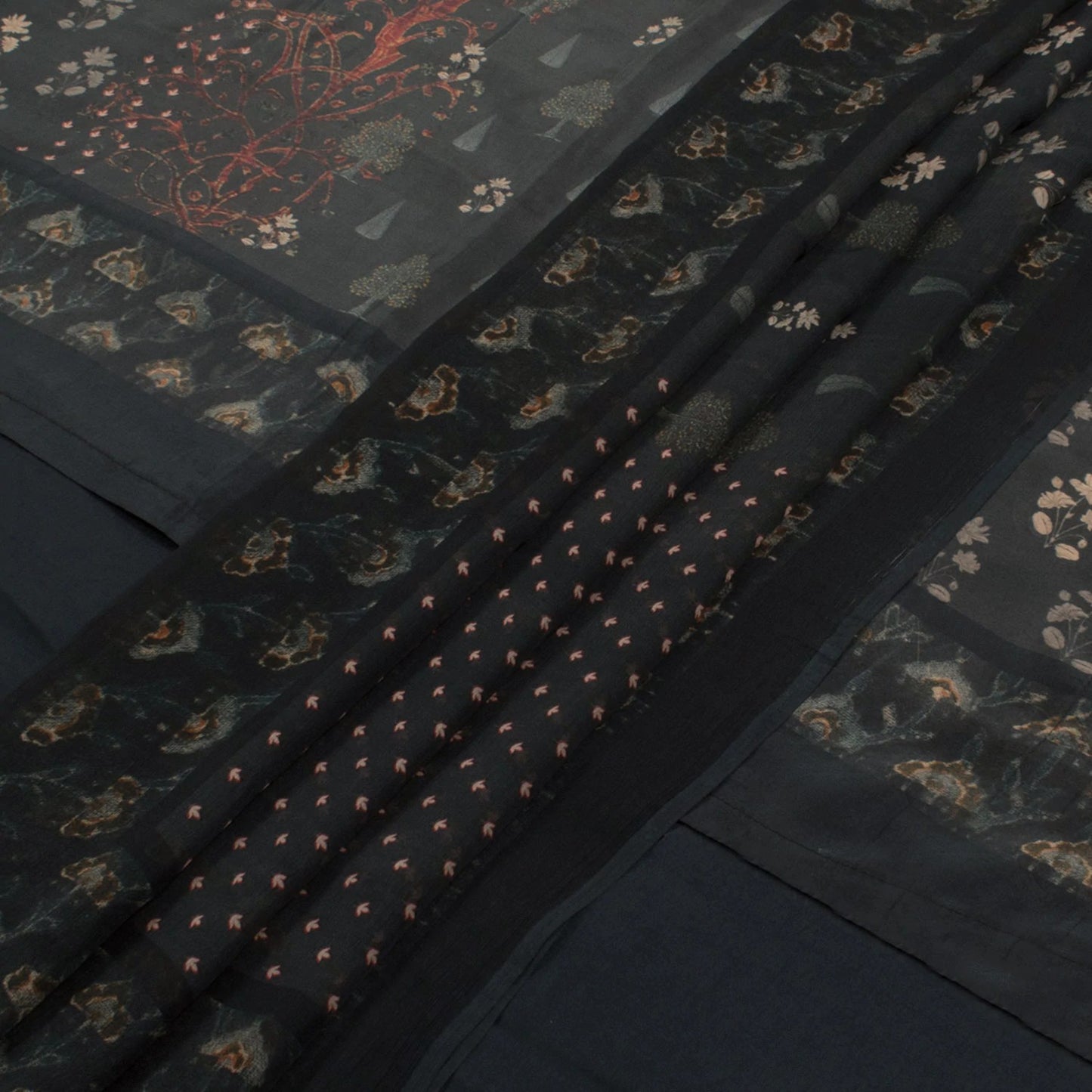 Screen Printed Soft Silk Salwar Suit Material