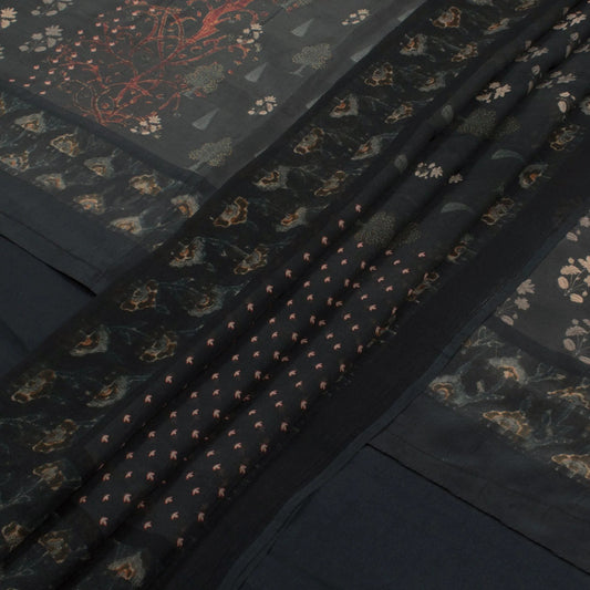 Screen Printed Soft Silk Salwar Suit Material