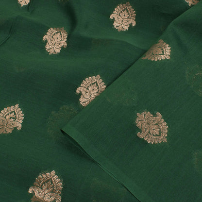 Handwoven Banarasi Muga Silk Salwar Suit Material-Rutambhara-RUTAMBHARA