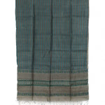Hand Block Printed Geecha Silk Salwar Suit Material-Rutambhara-RUTAMBHARA