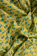 Siyahi - Dual Buta Sanganeri Print Fabric-Rutambhara-RUTAMBHARA