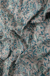 Siyahi - Sanganeri Pastel Floral Design Print Fabric