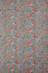 Siyahi - Pink Floral Sanganeri Cotton Fabric