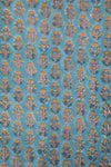 Siyahi-Yellow Floral Buta Sanganeri Cotton Fabric