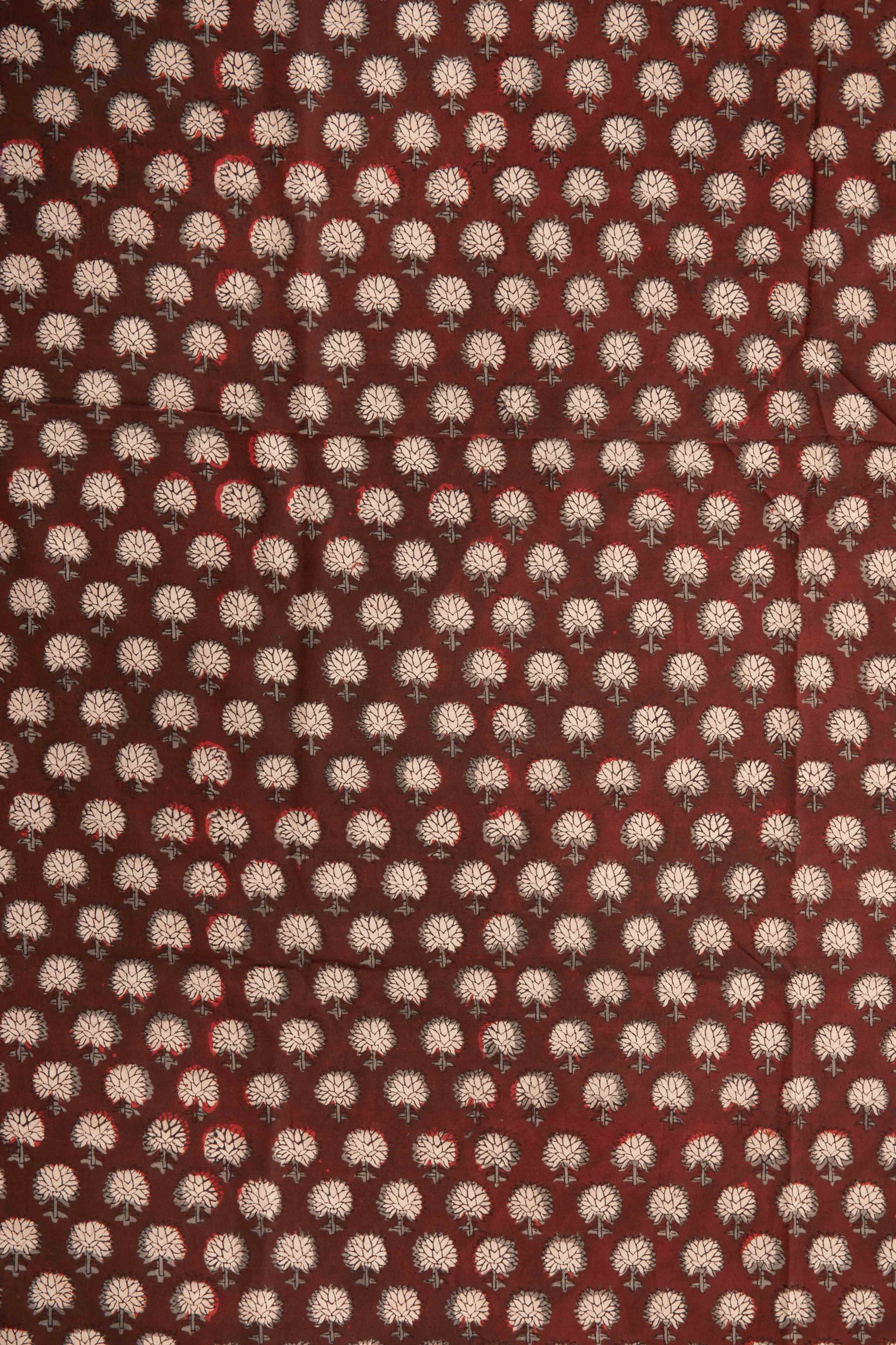 ARTISANAL DABU PRINT WITH TREE MOTIF