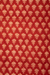 Siyahi - Traditional Bagh Print With Hade Made Floral Motif