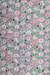 Siyahi-Sky Blue Floral Cotton Fabric