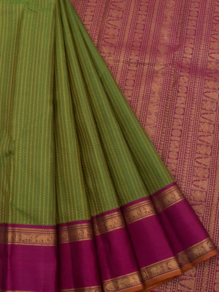 Green Kanjivaram Jacquard Silk Saree